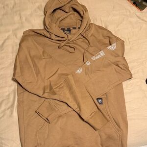 Ariat Brown Hoodie with White Accents